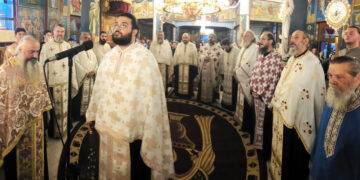 Με λαμπρότητα τελέστηκε ο Μέγας Πανηγυρικός Εσπερινός στον πανηγυρίζοντα Ιερό Ναό Υψώσεως Τιμίου Σταυρού Τ.Κ. Ανατολικού Εορδαίας (ρεπορτάζ της Κούλας Πουλασιχίδου)