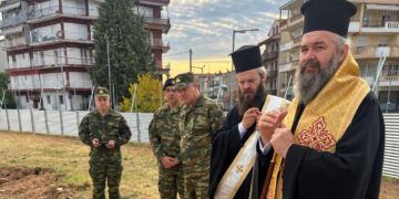 Θεμελιώθηκε ο Ιερός Ναός του Αγίου Αγαθαγγέλου στη Φλώρινα