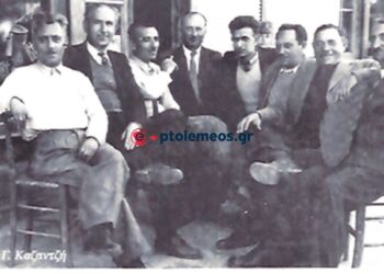 Μια ωραία παρέα του ποτηριού σε αναμνηστική φωτογραφία το 1949 – Από τη στήλη του Γ. Καζαντζή στον ΠΑΛΜΟ