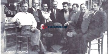 Μια ωραία παρέα του ποτηριού σε αναμνηστική φωτογραφία το 1949 – Από τη στήλη του Γ. Καζαντζή στον ΠΑΛΜΟ