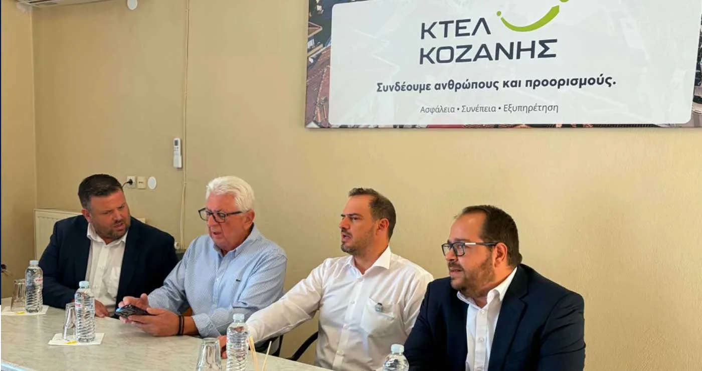 Κώτσηρας από Κοζάνη: «Θέλουμε να βοηθήσουμε στην ομαλή λειτουργία των ΚΤΕΛ» – Στο επίκεντρο του Αν. Υπουργού Μεταφορών τα ΚΤΕΛ και ο διαγωνισμός για το συγκοινωνιακό έργο