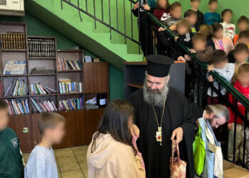 Στις ακριτικές Πρέσπες ο Μητροπολίτης Ειρηναίος – Συναντήσεις με κατοίκους, εκπαιδευτικούς και μαθητές