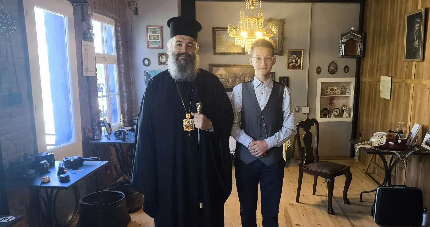 Ο Μητροπολίτης Φλωρίνης Ειρηναίος στην Έκθεση της Συλλογής του Θωμά Τσώμη