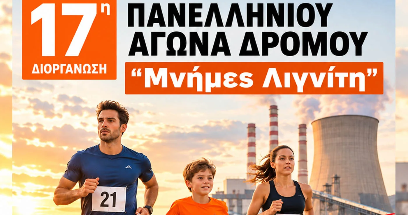 Έκλεισαν οι εγγραφές για τις «Μνήμες Λιγνίτη» – Μεγάλη συμμετοχή στον αγώνα της Πτολεμαΐδας