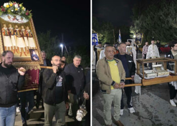 Με λαμπρότητα τιμήθηκαν οι Άγιοι Πέντε Νεομάρτυρες της Σαμοθράκης στο Καρυοχώρι Εορδαίας (ρεπορτάζ της Κούλας Πουλασιχίδου)