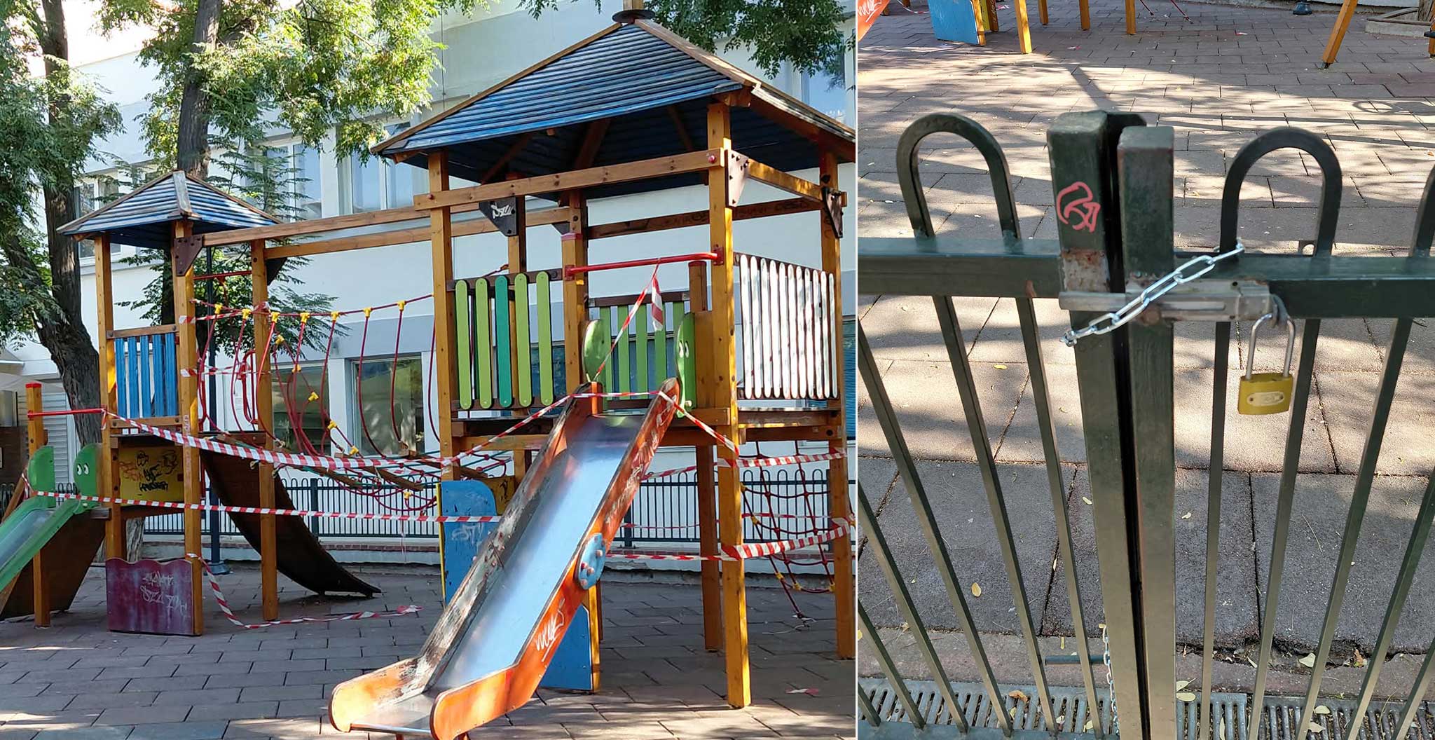 Πτολεμαΐδα: Προσωρινά κλειστή για το κοινό η παιδική χαρά στην κεντρική πλατεία  – Για επιδιόρθωση φθοράς σε όργανο