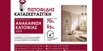 Για ΑΝΑΚΑΙΝΙΣΗ ΚΑΤΟΙΚΙΑΣ διαλέξτε την ΠΙΣΤΟΦΙΔΗΣ ΚΑΤΑΣΚΕΥΑΣΤΙΚΗ