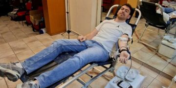 Με θερμή ανταπόκριση πραγματοποιήθηκε η εθελοντική αιμοδοσία της Θρακικής Εστίας Εορδαίας