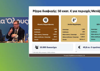 50εκ. ευρώ για τις περιοχές Μετάβασης- Επιδοτήσεις για αντλίες θερμότητας, ηλιακούς θερμοσίφωνες και φ/β στη στέγη με μπαταρία