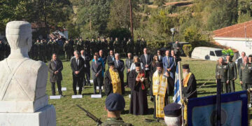 Καστοριά: Τίμησαν τη μνήμη του Παύλου Μελά παρουσία του Αρχηγού ΓΕΣ