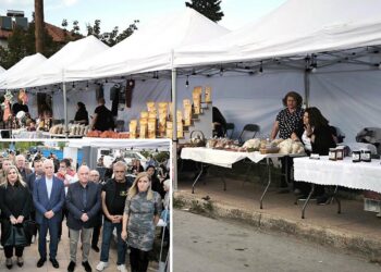 Αμύνταιο: Άνοιξε τις πύλες της η 3η Έκθεση Τοπικών Προϊόντων – Εγκαίνια με μουσική και παρουσία επισήμων