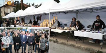 Αμύνταιο: Άνοιξε τις πύλες της η 3η Έκθεση Τοπικών Προϊόντων – Εγκαίνια με μουσική και παρουσία επισήμων