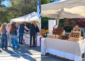 Πτολεμαΐδα: Σε εξέλιξη η 9η Γιορτή Μελιού στην κεντρική πλατεία