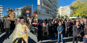 Με λαμπρότητα εορτάστηκε ο Απόστολος και Ευαγγελιστής Λουκάς στον Ιερό Ναό Αγίας Σκέπης Πτολεμαΐδας (ρεπορτάζ της Κούλας Πουλασιχίδου)