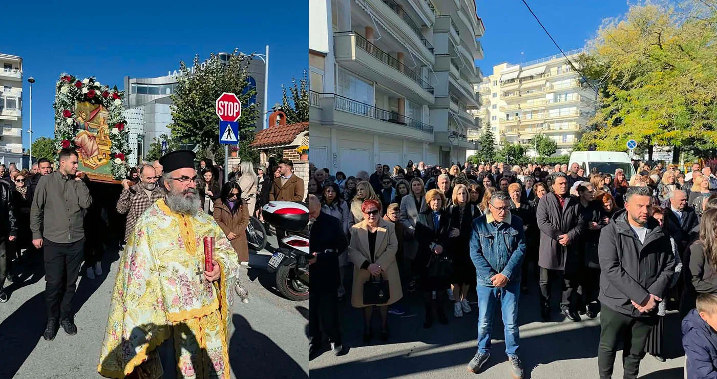 Με λαμπρότητα εορτάστηκε ο Απόστολος και Ευαγγελιστής Λουκάς στον Ιερό Ναό Αγίας Σκέπης Πτολεμαΐδας (ρεπορτάζ της Κούλας Πουλασιχίδου)