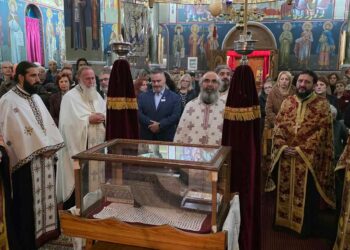 Με λαμπρότητα τελέστηκε ο Μέγας Πανηγυρικός Εσπερινός στον εορτάζοντα Ιερό Ναό Αγίου Δημητρίου Καρυοχωρίου Εορδαίας (Της Κούλας