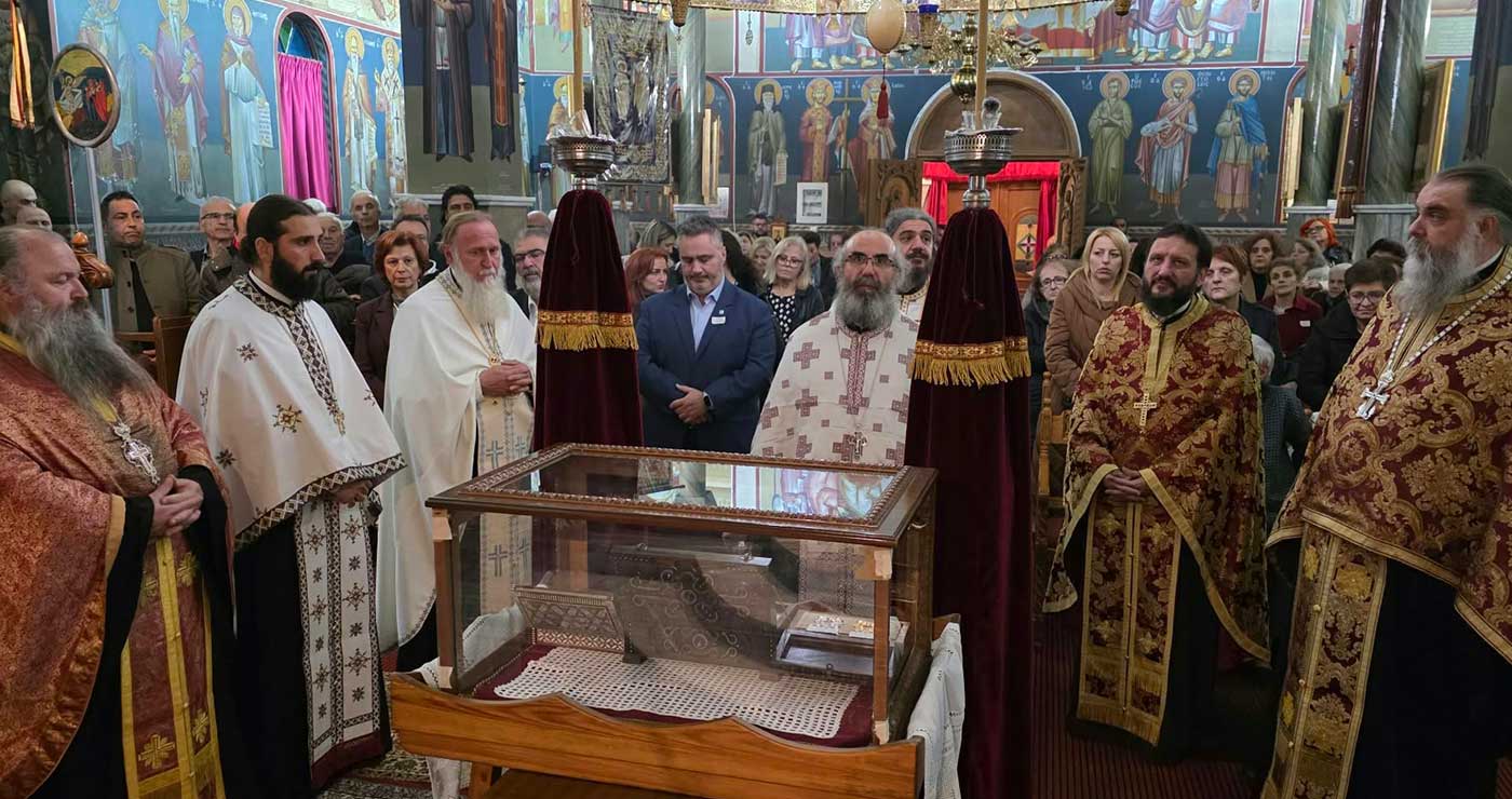Με λαμπρότητα τελέστηκε ο Μέγας Πανηγυρικός Εσπερινός στον εορτάζοντα Ιερό Ναό Αγίου Δημητρίου Καρυοχωρίου Εορδαίας (Της Κούλας