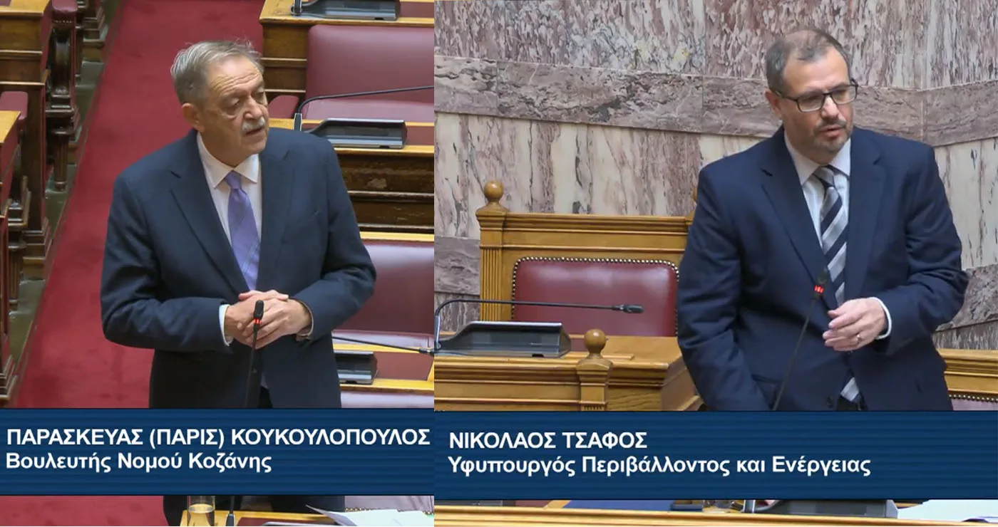 Τσάφος σε Κουκουλόπουλο: «Από το 2005 όλες οι κυβερνήσεις άφησαν με λιγότερο λιγνίτη τη χώρα»