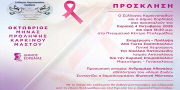 Πτολεμαΐδα: Δράσεις ενημέρωσης και ευαισθητοποίησης για τον καρκίνο του Μαστού