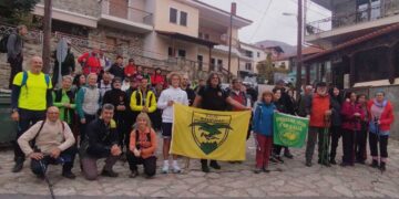 Υπέροχο φθινοπωρινό σκηνικό στο Λέχοβο με την Ορειβατική Λέσχη Εορδαίας στην εξόρμηση της Κυριακής