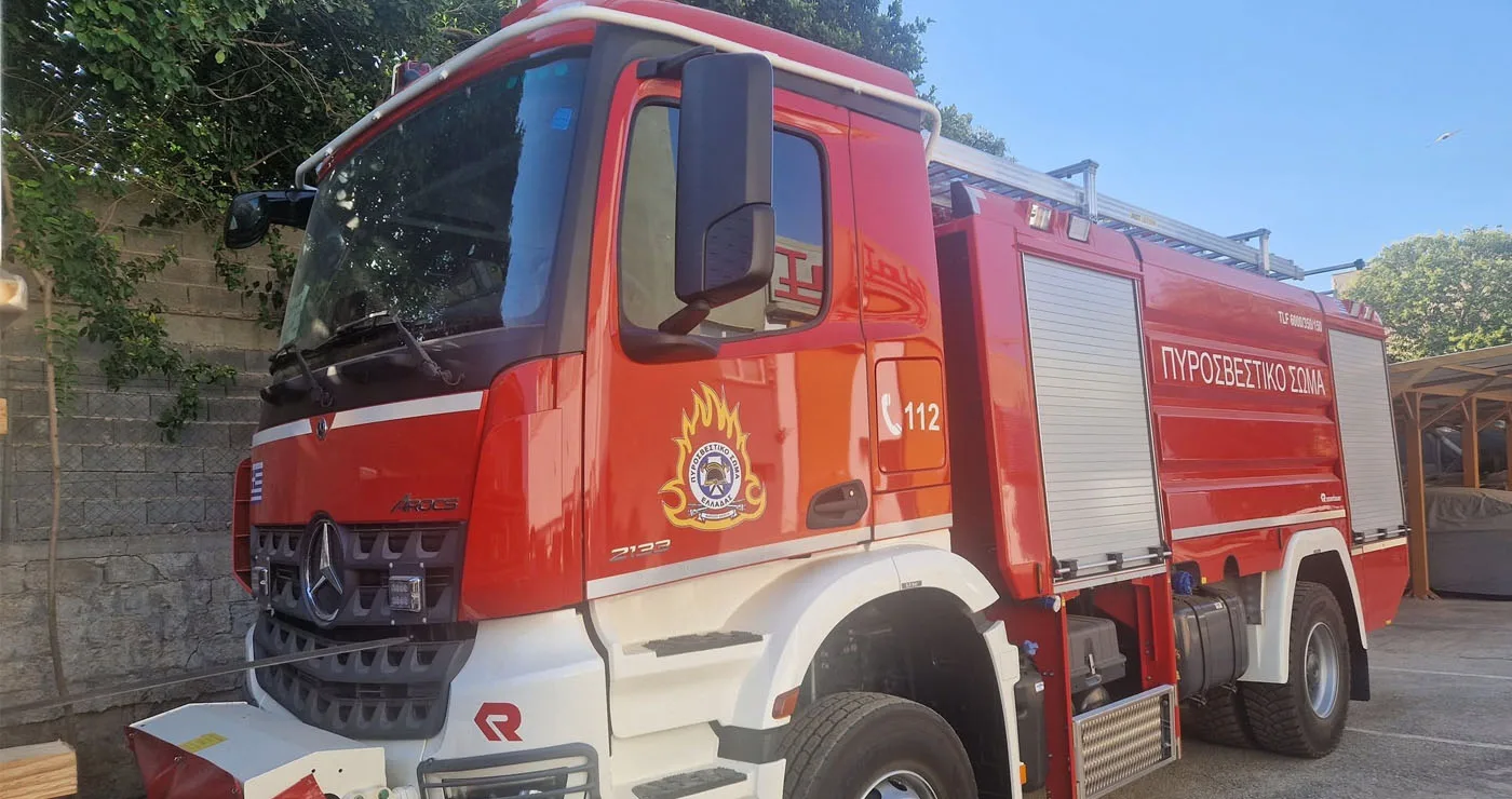 Πληρώματα της Πυροσβεστικής από τα Γρεβενά στο Σουφλί