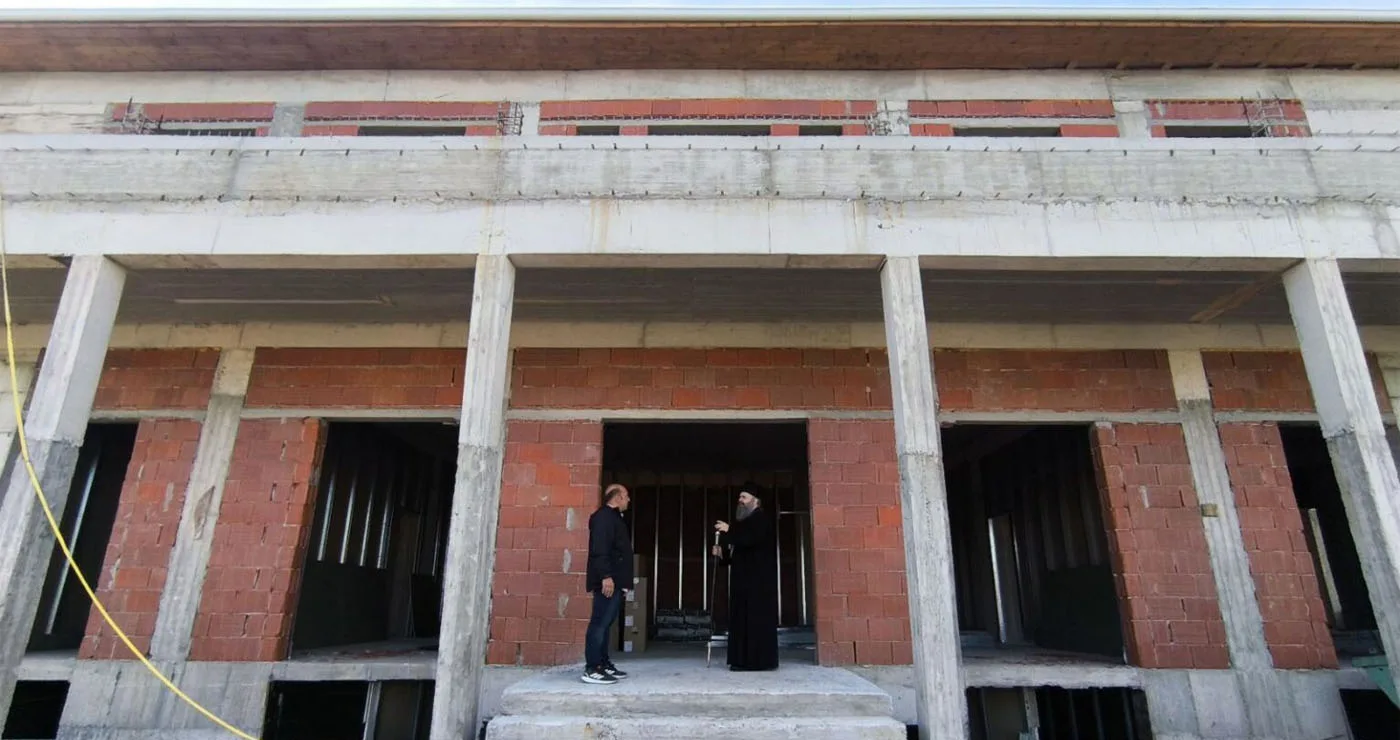 Συνεχίζονται οι εργασίες στο Πνευματικό Κέντρο Αγίου Δημητρίου Μαυροπηγής στην Πτολεμαΐδα