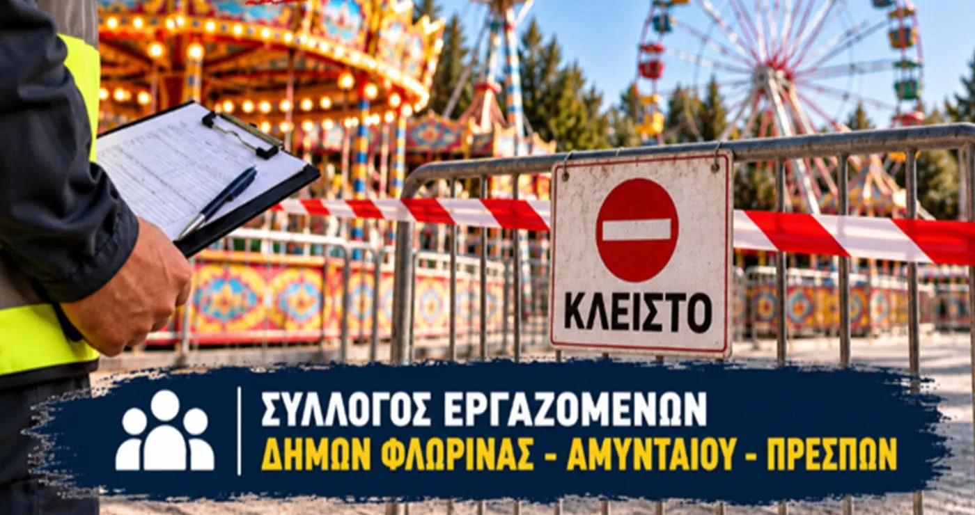 Νέα εξέλιξη στο Αμύνταιο: Καταγγελία για φθορές και εκφοβισμό στο Δημαρχείο μετά το «όχι» στο λούνα παρκ